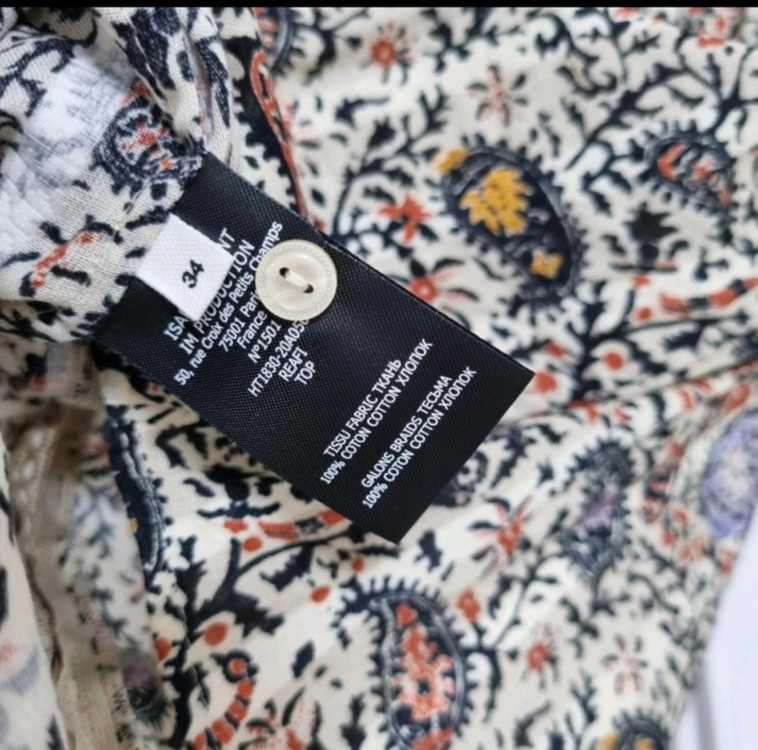 이자벨마랑 Reafi 블라우스--2