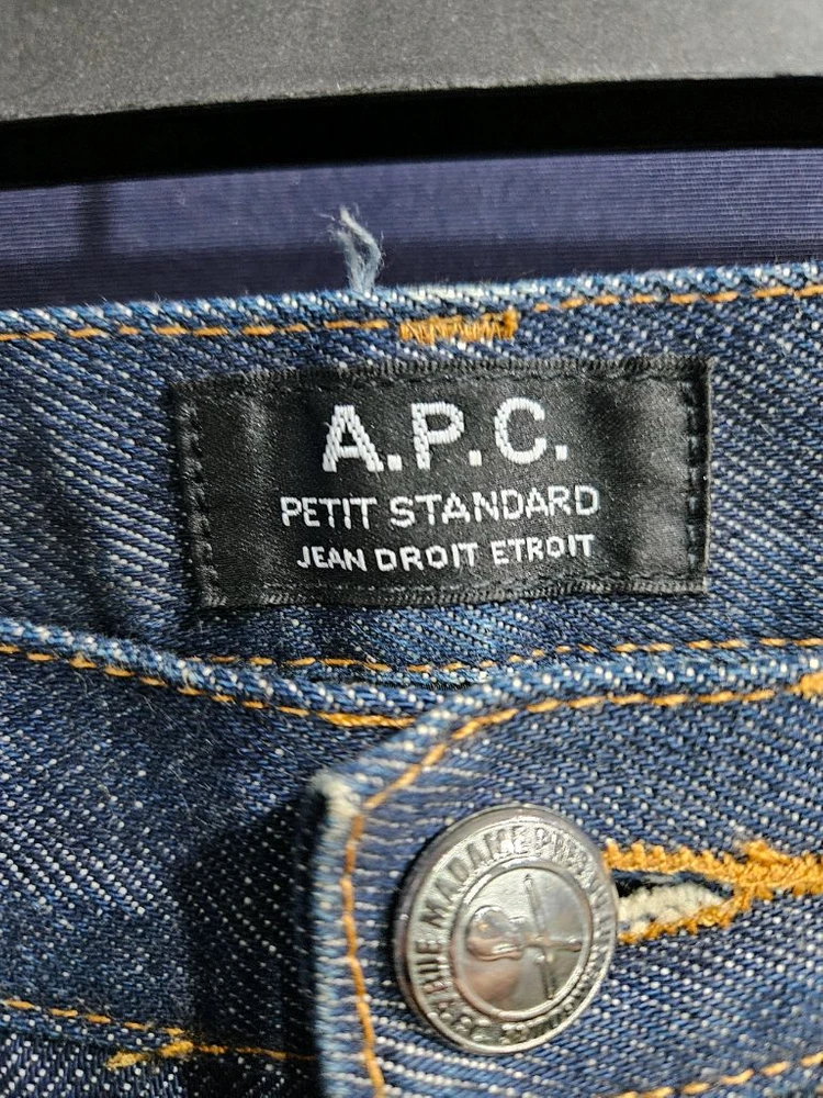 A.P.C 아페쎄 네이비 남성 슬림핏 허리 30 데님팬츠 이미지