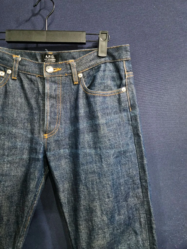 A.P.C 아페쎄 네이비 남성 슬림핏 허리 30 데님팬츠 이미지