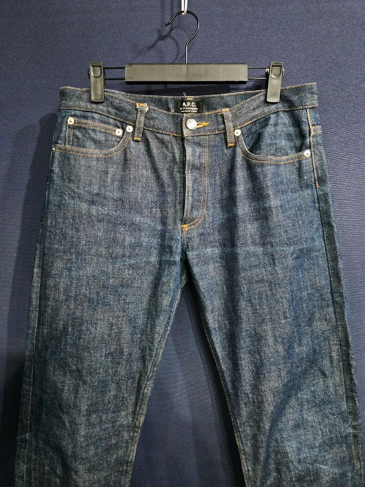 A.P.C 아페쎄 네이비 남성 슬림핏 허리 30 데님팬츠 이미지