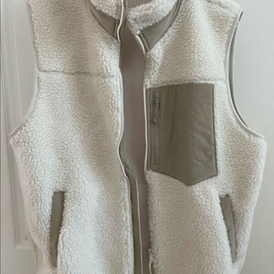 폴햄 후리스 뽀글이 조끼 L(100) 아이보리 새상품