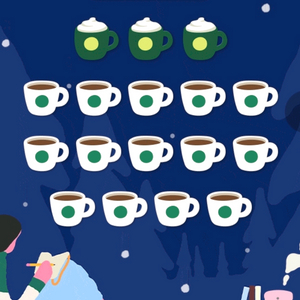 스타벅스 프리퀀시 한세트