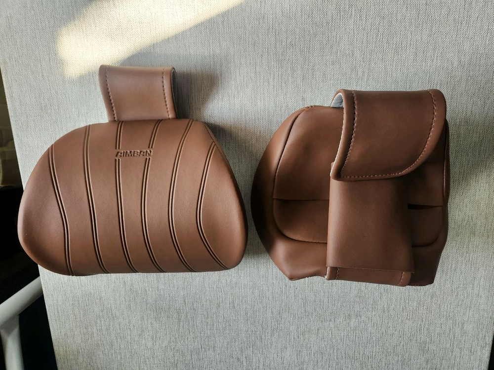 아임반 L6누빔 2세대 헤드레스트 목쿠션 2개 & 2열 목쿠션L라인 2개--8