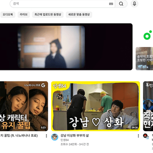 국내 유튜브 채널 (구독자 1만명) 해외채널x