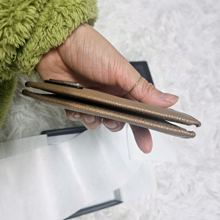 프라다 사피아노 레더 월렛 카라멜--9