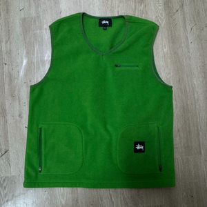 스투시 스탁 플리스 후리스 조끼 베스트 L/100