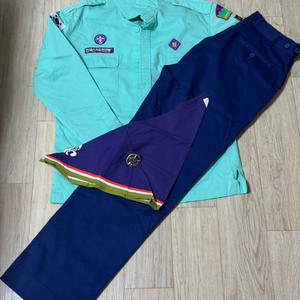 컵스카우트 단복 동복 6호 상의/바지/스카프 세트