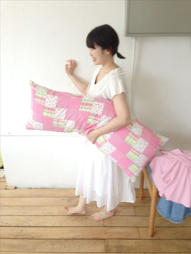 모요일 패브릭 롱베개 커버 새상품--1