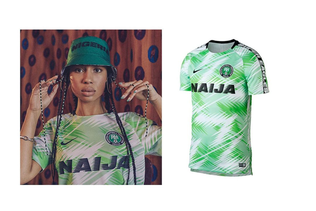 나이키 나이지리아 2018 월드컵 트레이닝 져지 M--8