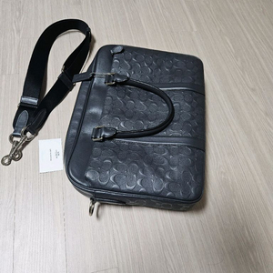 코치 서류가방 리얼가죽