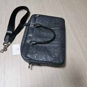 코치 서류가방 리얼가죽