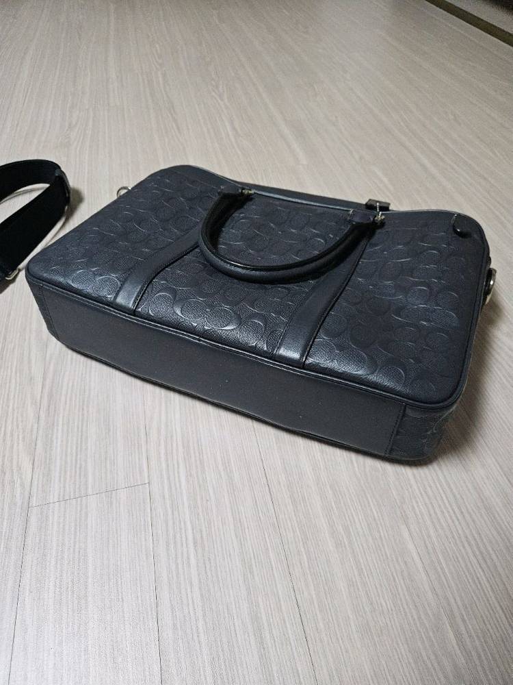 코치 서류가방 리얼가죽--2