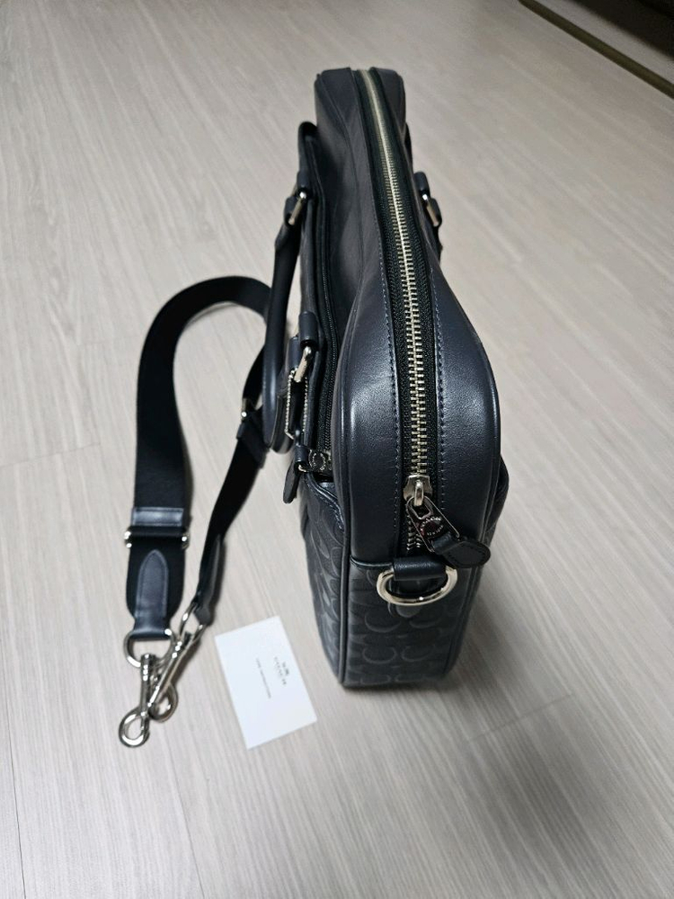 코치 서류가방 리얼가죽--4