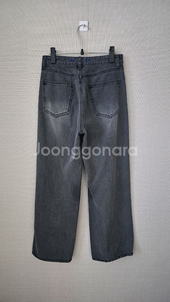 (정품) 구호플러스 (24fw) 흑청 데님 팬츠--6