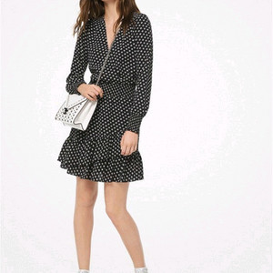 플로럴 롱슬리브 원피스