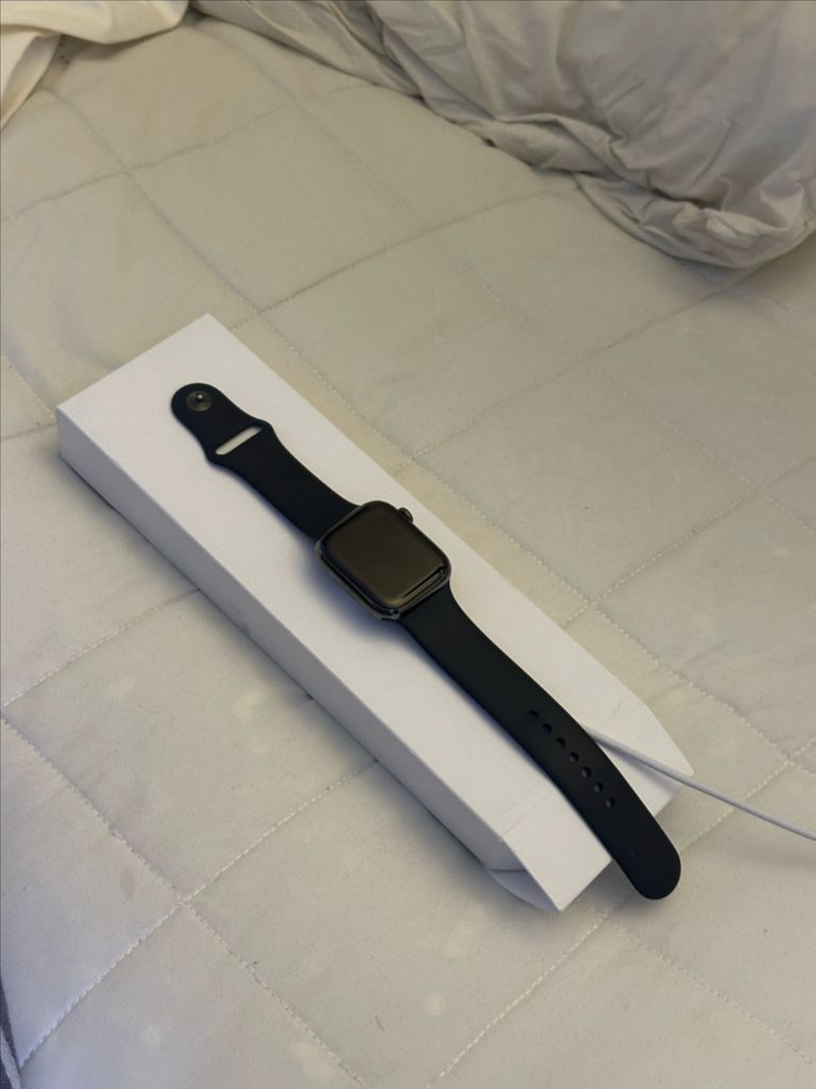 애플워치9 45mm 그라파이트 스테인리스 이미지