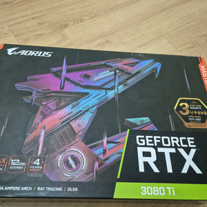 3080ti 어로스 마스터 2주간 사용품