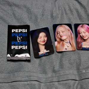 아이브 펩시 포카 포토카드(장원영, 리즈, 이서) 이미지