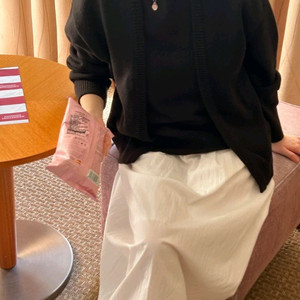 5KP 라이 레이어드 가디건 블랙 새제품