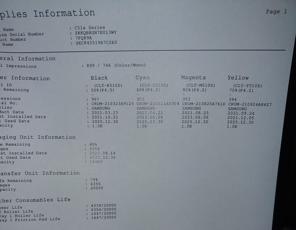 삼성 컬러 레이저프린터--6