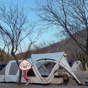 에르젠 파라다이스쉘터S2 (웜그레이) + 베스티블 (웜그레이) + 우레탄창 포함 판매