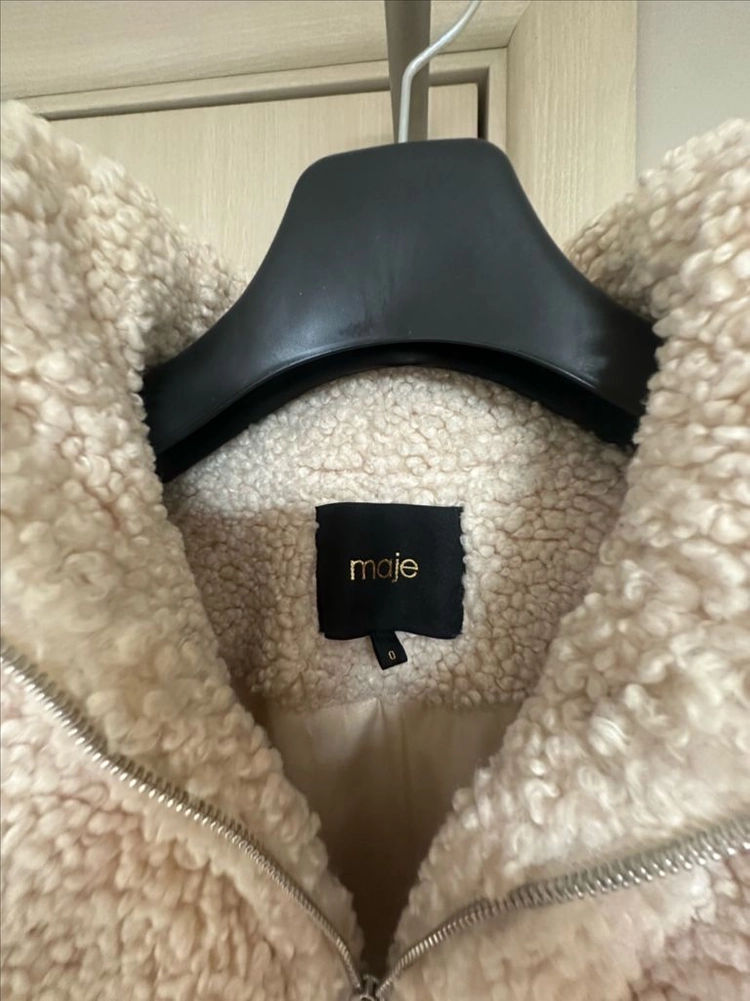 Maje 마쥬 테디베어 푸퍼 자켓 아이보리 43 이미지