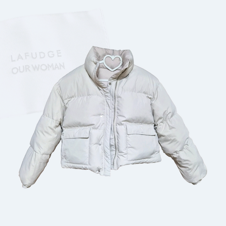 라퍼지포우먼 덕다운 리버시블 푸퍼패딩 M--3