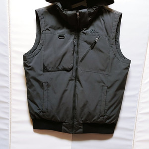 [3XL] 네파 후드 패딩조끼 다크그레이400