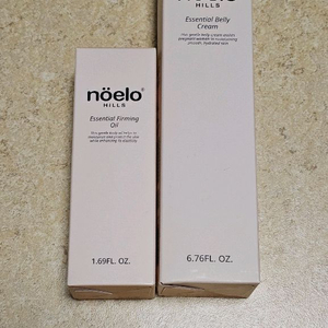 (새상품) 노엘로힐스 임산부 뱃살 탄력 저하 튼살 벨리크림&오일 임산부 선물세트 / 청담샵 관리제품