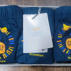 무냐무냐 남아삼각팬티 65호 3매입 1박스 새상품 택포