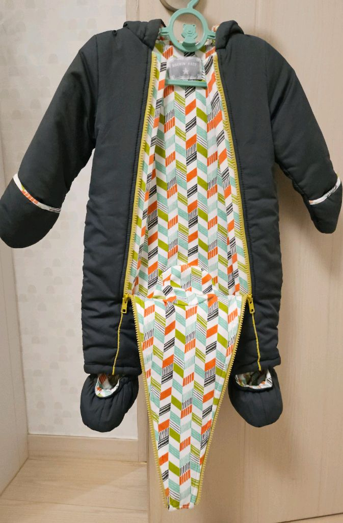 Rockin Baby 아기 패딩 우주복 3-6M--2