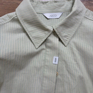 ARTID 아티드 스트라이프 민트 셔츠