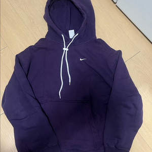 나이키 솔로 스우시 후드티 퍼플 L
