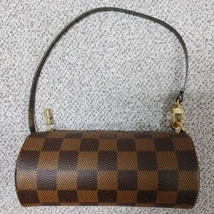 정품 루이비통 다미에 미니 빠삐용 파우치백 빈티지 토트백