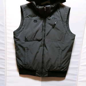 [3XL] 네파 후드 패딩조끼 다크그레이400