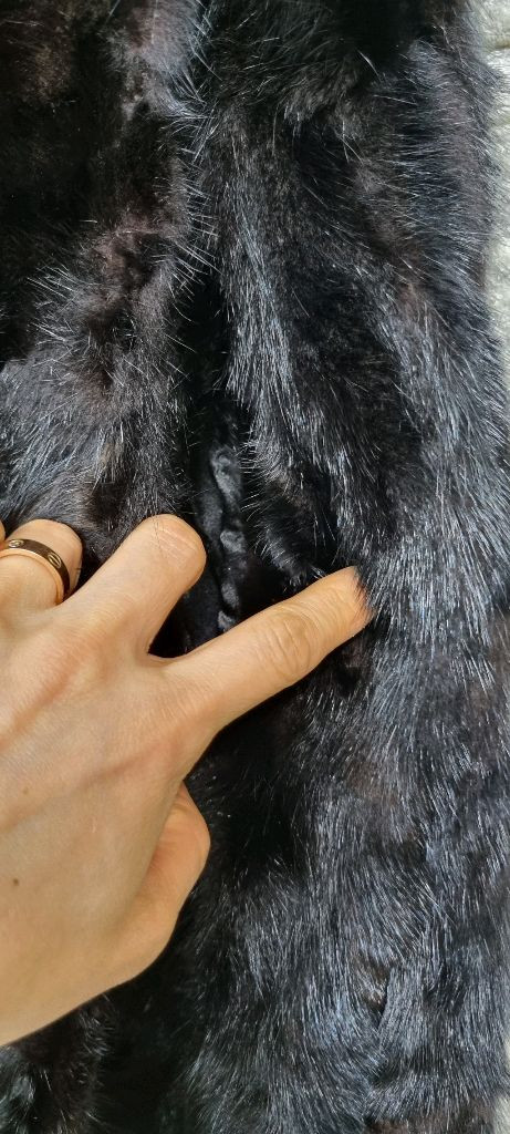 s&j fur 천연밍크 후드롱베스트55--4