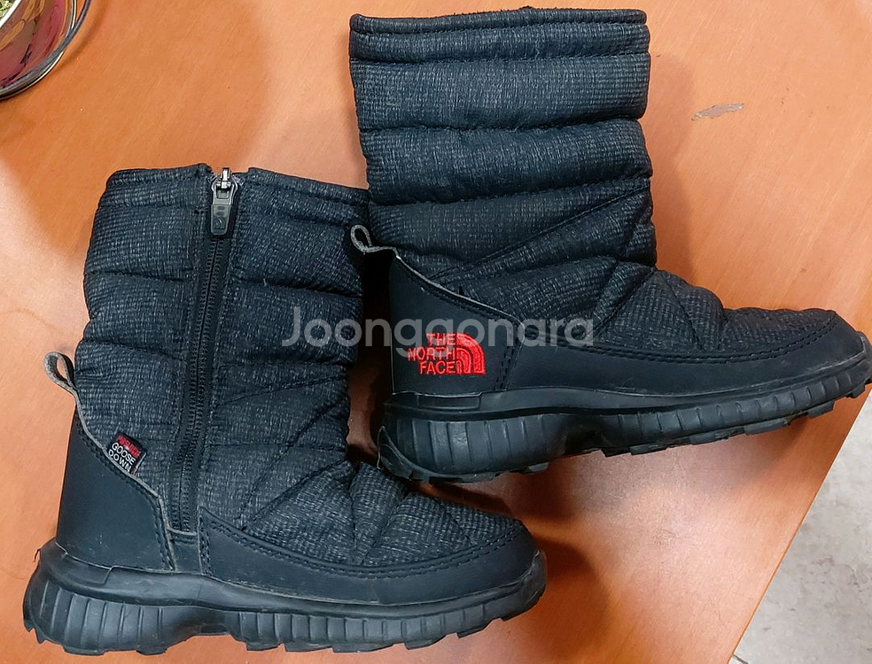 아동부츠 노스페이스키즈구스다운패딩부츠170mm--1