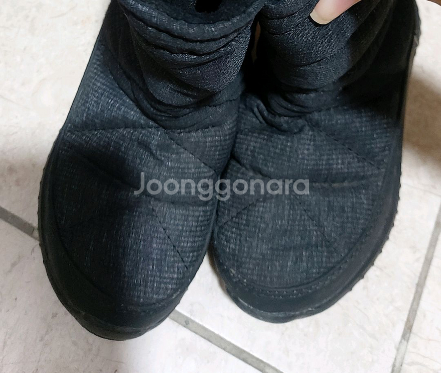 아동부츠 노스페이스키즈구스다운패딩부츠170mm--2