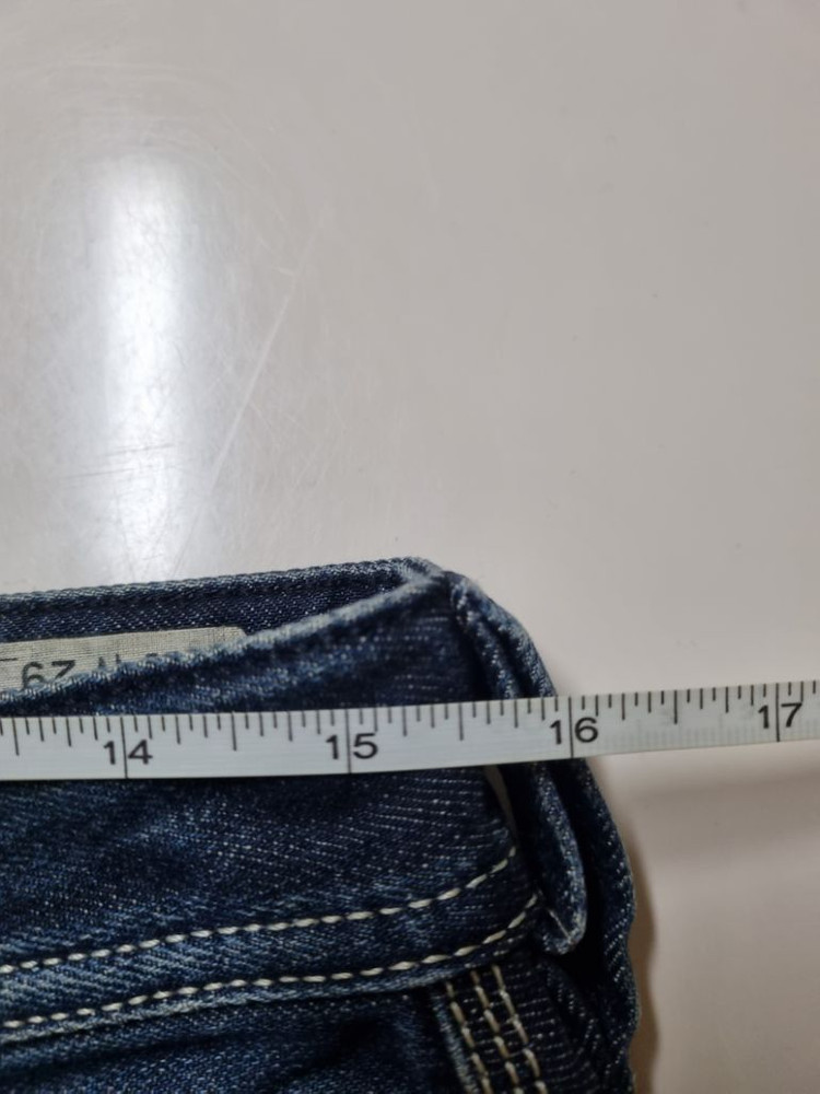30)디젤 가죽패치 이태리 데님 생지 워싱 일자 명품 이미지