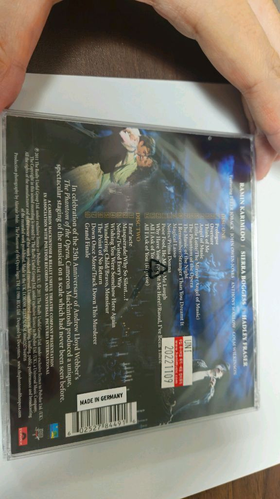 [완전미개봉] The Phantom Of The Opera OST - At The Royal Albert Hall--1