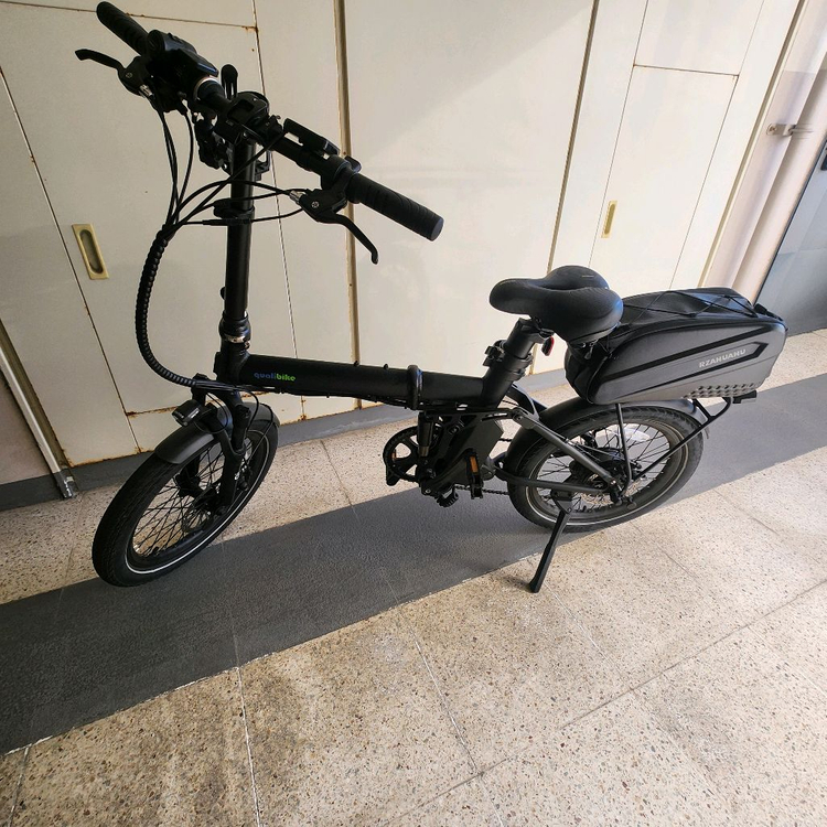 퀄리 전기자전거 Q MAX 풀서스펜션 접이식 풀패키지 튜닝+장비 이미지