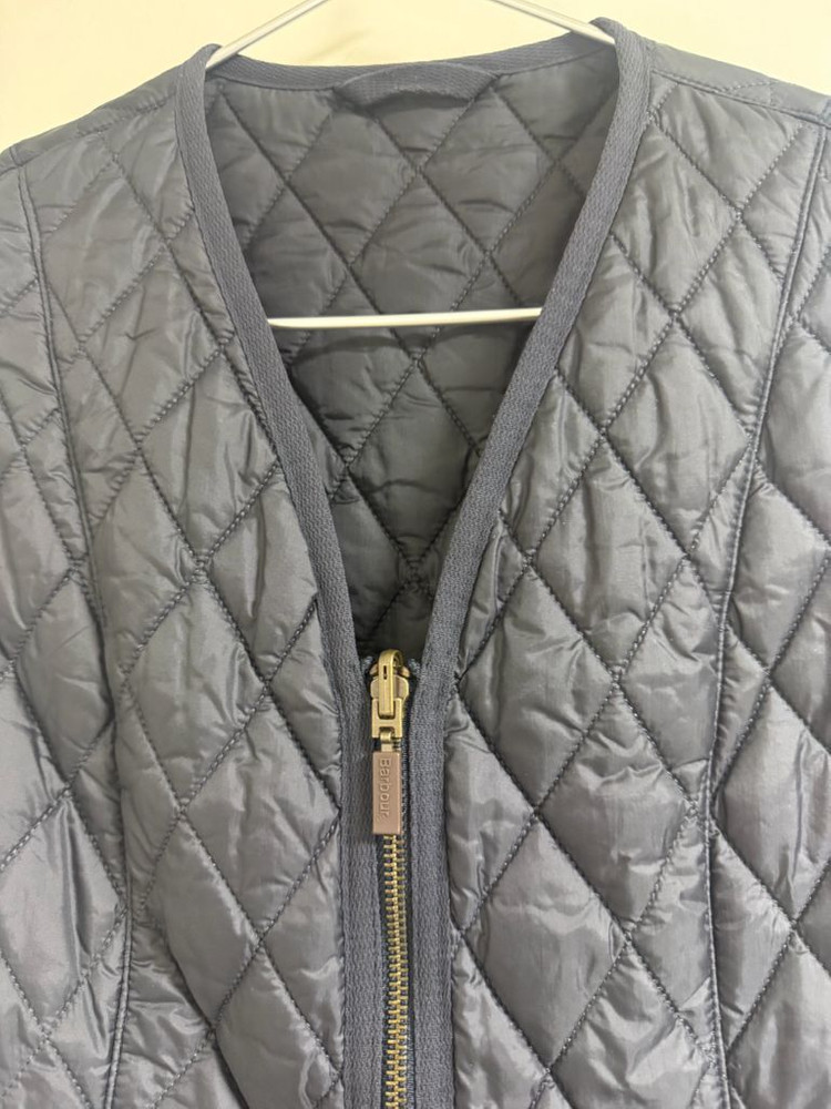 정품)바버 퀼팅 베스트 34--2