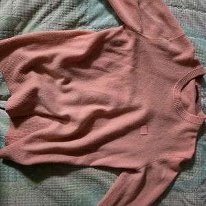 아크네 핑크 니트 s사이즈 남여공용