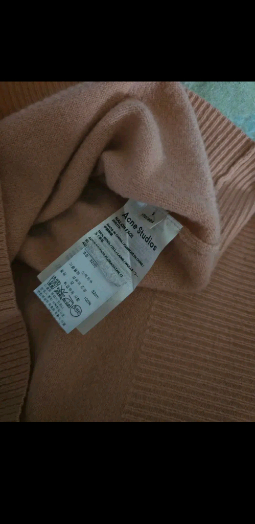 아크네 핑크 니트 s사이즈 남여공용--1