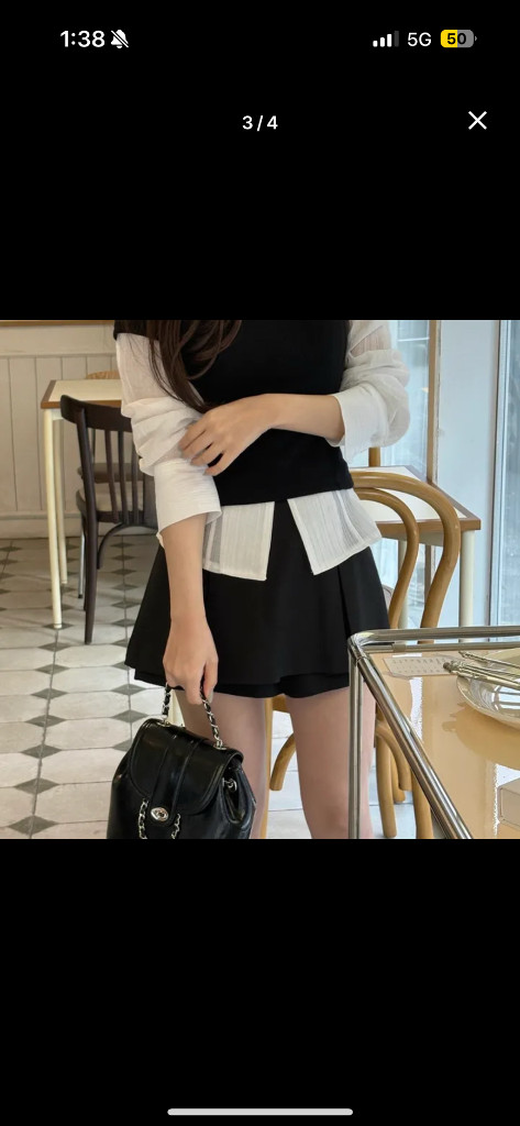 오프숄더 반팔 티셔츠 에이블리 이미지