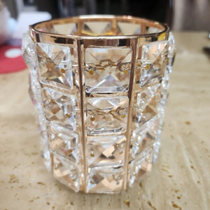 크리스탈 장식 캔들홀더