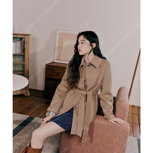 새상품))빈폴 레이디스 캐시미어 코트