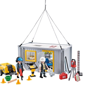 플레이모빌 9843 공사장 트레일러