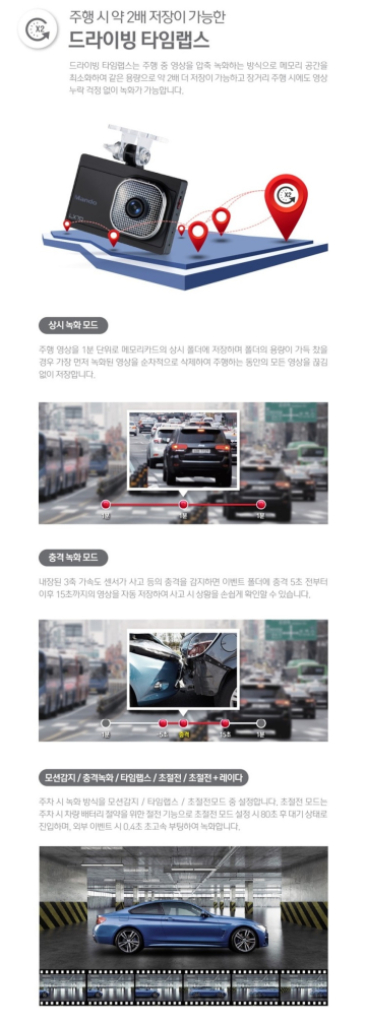 만도 LX70 (초절전형) 블랙박스 2채널--7