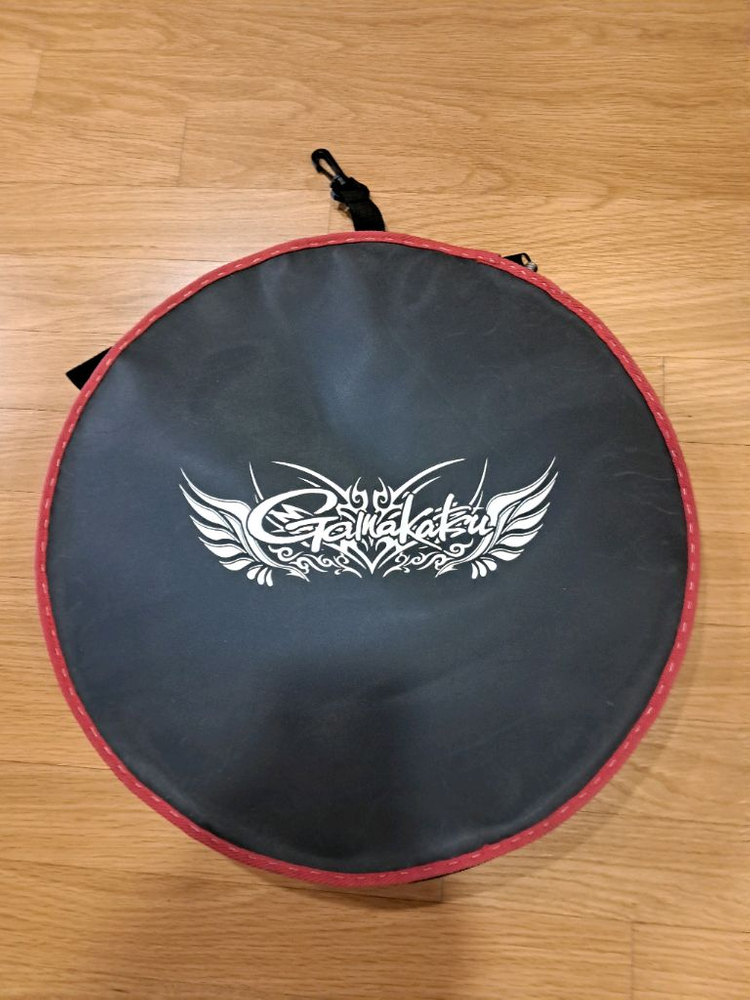 가마가츠 GM-838 실버 원피스 티타늄 후레임, 뜰망, 가방, 풀세트 50cm 이미지